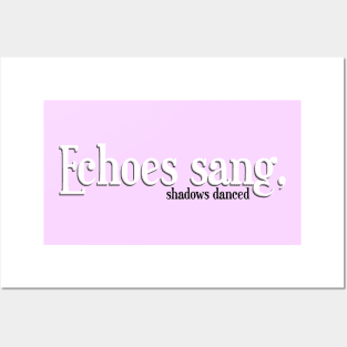 Echoes sang Posters and Art